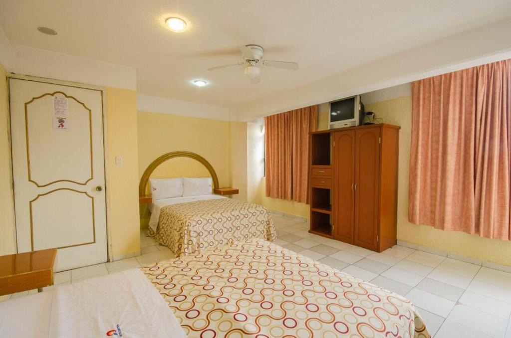 Hotel Central Puebla Bagian luar foto
